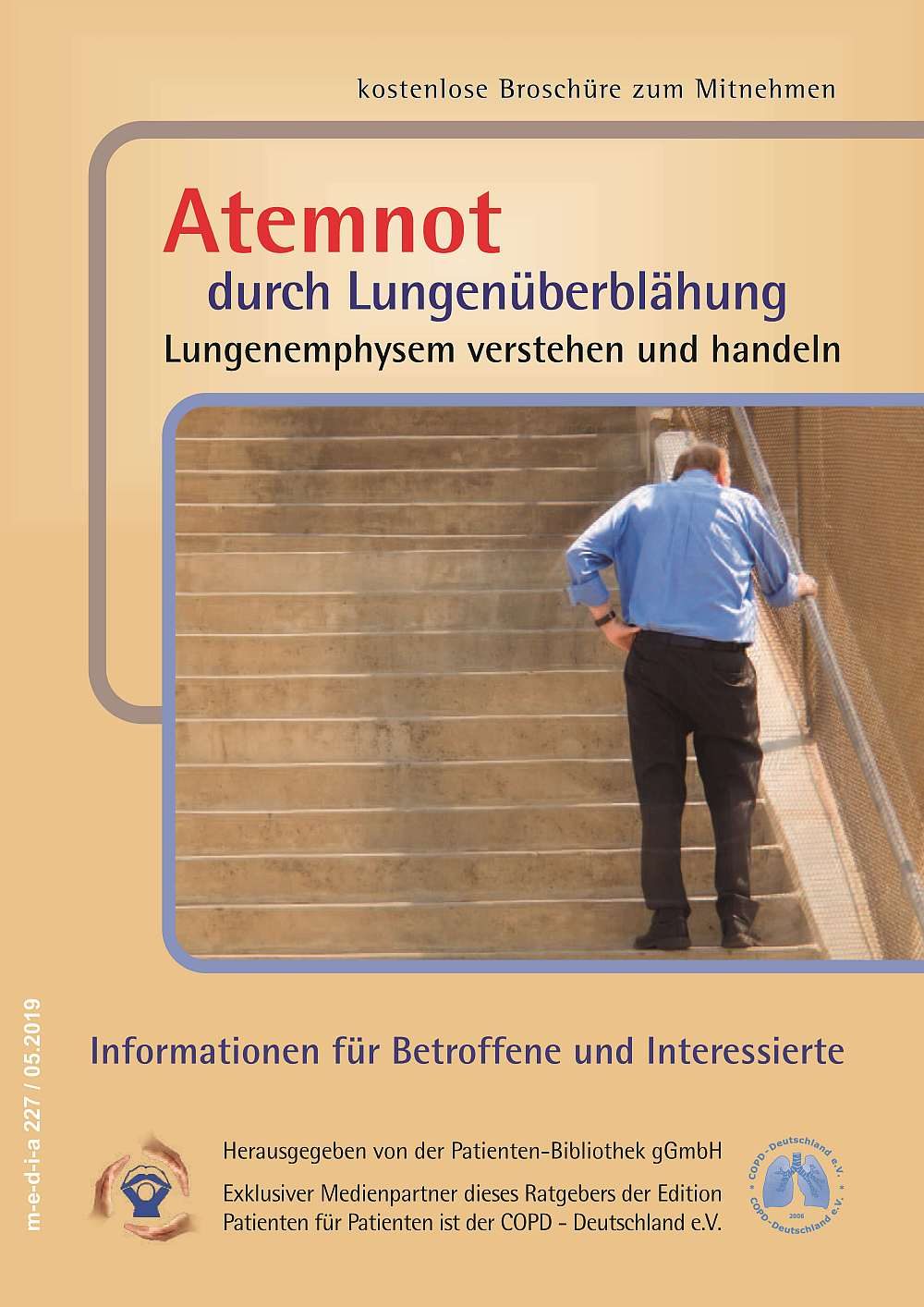 Neuer Patientenratgeber erschienen: Atemnot durch Lungenüberblähung ... Lungenemphysem verstehen ...