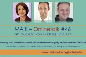 MAIK-Onlinetalks gehen in die nächste Runde