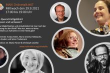 MAIK Onlinetalk am 29.09.2021