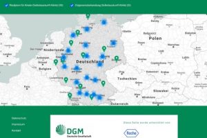 Neugeborenenscreening auf Spinale Muskelatrophie (SMA). Interaktive Landkarte mit Behandlungszentren online