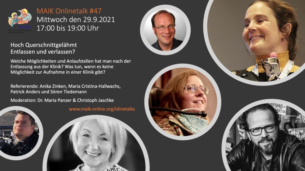 MAIK Onlinetalk am 29.09.2021