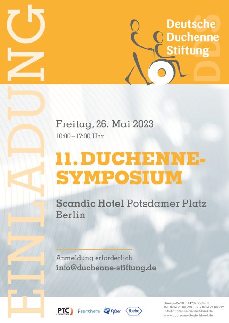 11. Duchenne-Symposium am 26. Mai 2023 in Berlin