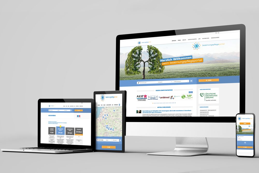 Beatmungspflegeportal – neuer Webauftritt