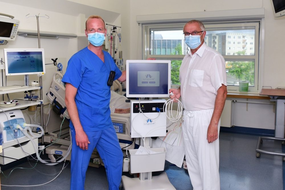 Erster COVID-19-Patient in Deutschland erfolgreich mit neuer Zwerchfelltherapie behandelt