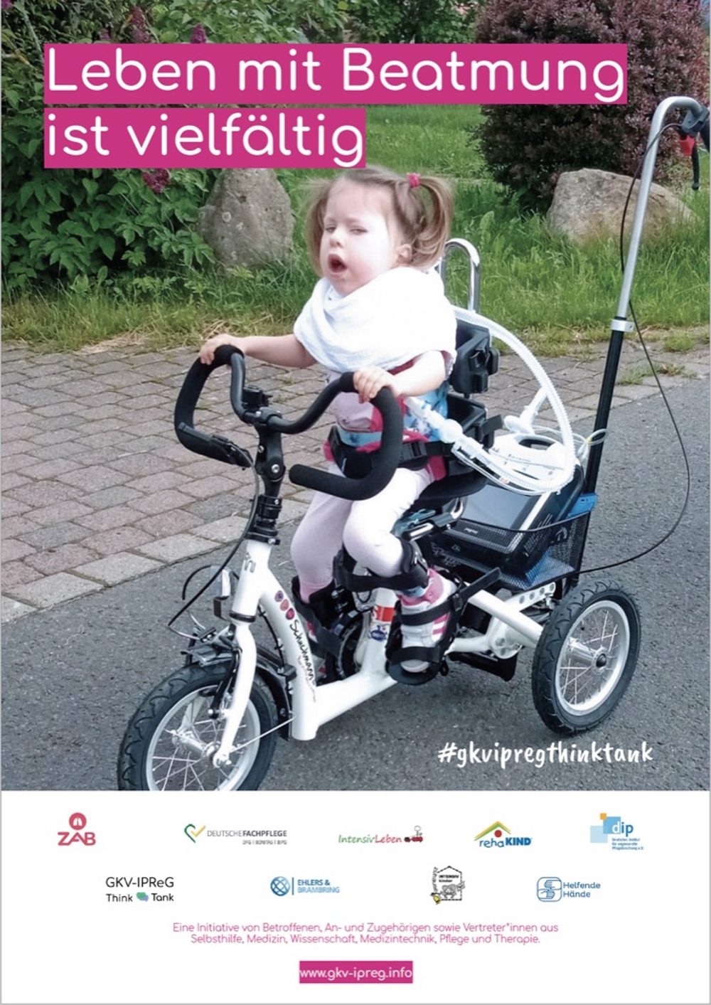 Kampagne „Leben mit Beatmung ist vielfältig“! GKV-IPReG ThinkTank sucht Sponsoren
