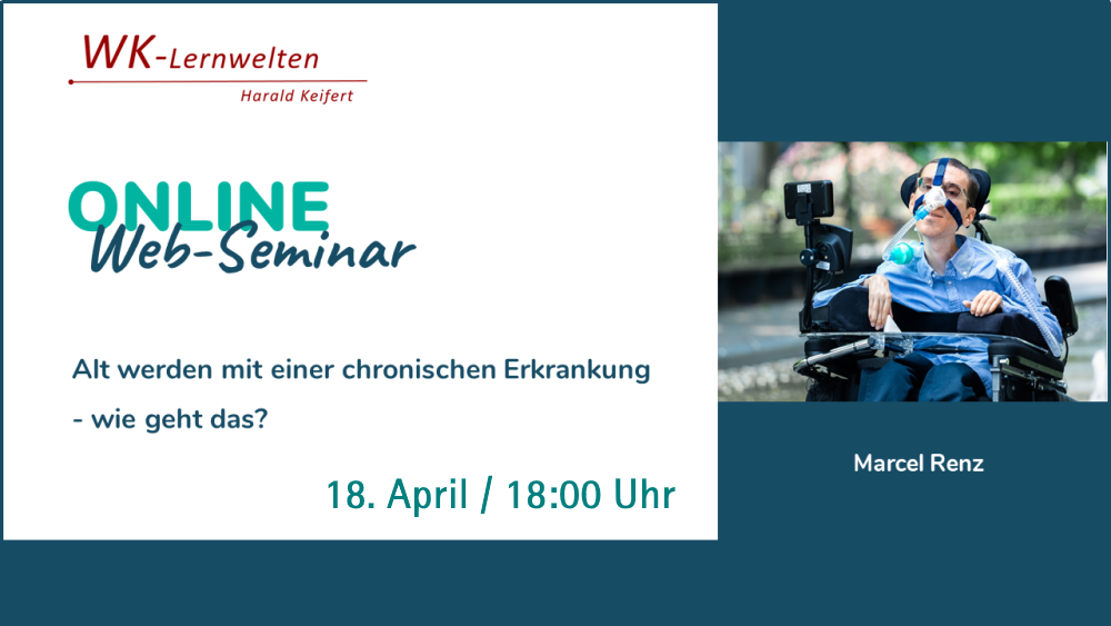 Alt werden mit einer chronischen Erkrankung – Webinar mit Marcel Renz