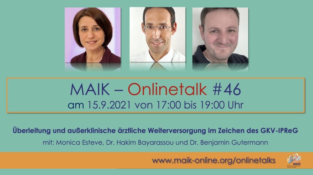 MAIK-Onlinetalks gehen in die nächste Runde