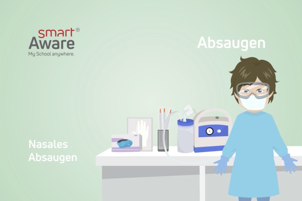 Jetzt online schulen: Absaugen – Maßnahmen der Sekretentfernung