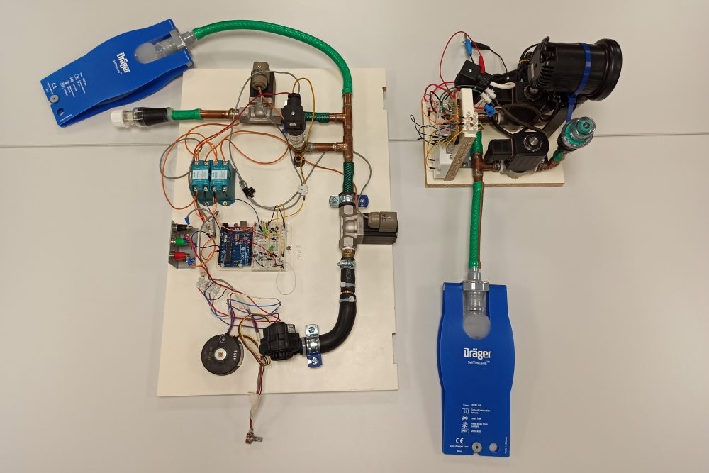 Prototypen für ein Do-it-yourself-Beatmungsgerät entwickelt