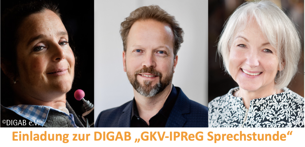 Einladung zur DIGAB „GKV-IPReG Sprechstunde“