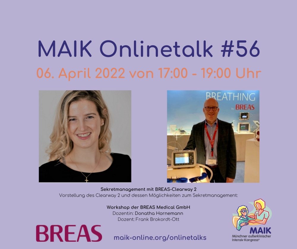 Workshop „Sekretmanagement mit BREAS-Clearway 2“ der BREAS Medical GmbH