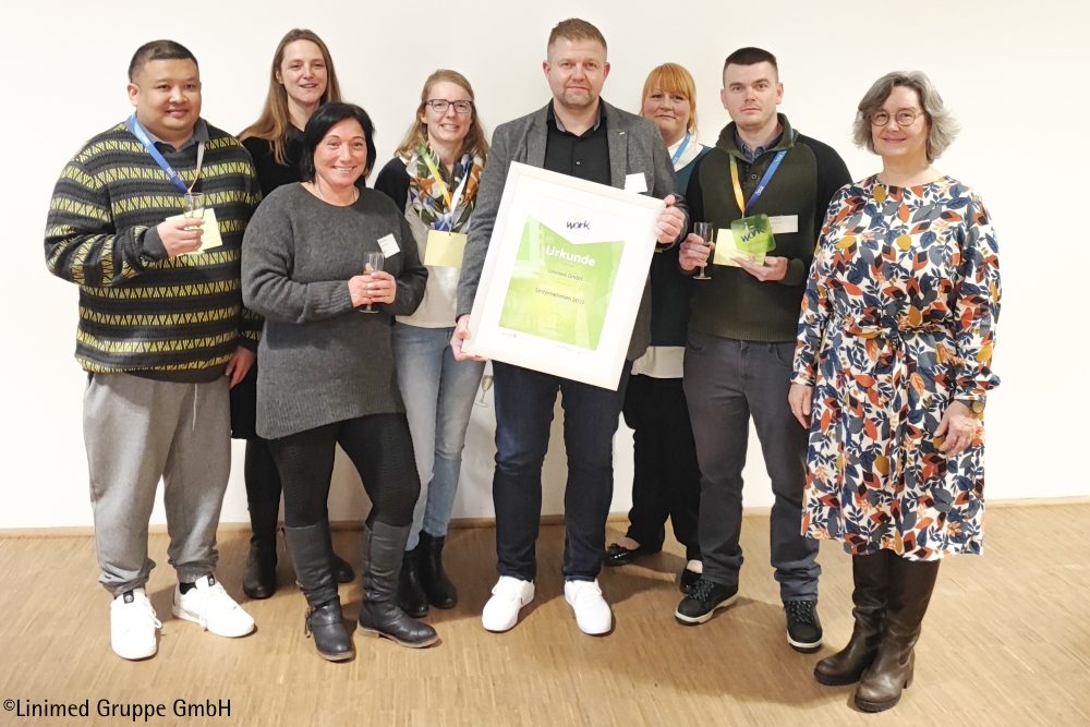 Linimed mit interkulturellem Unternehmenspreis „iWork-Business Award“ ausgezeichnet