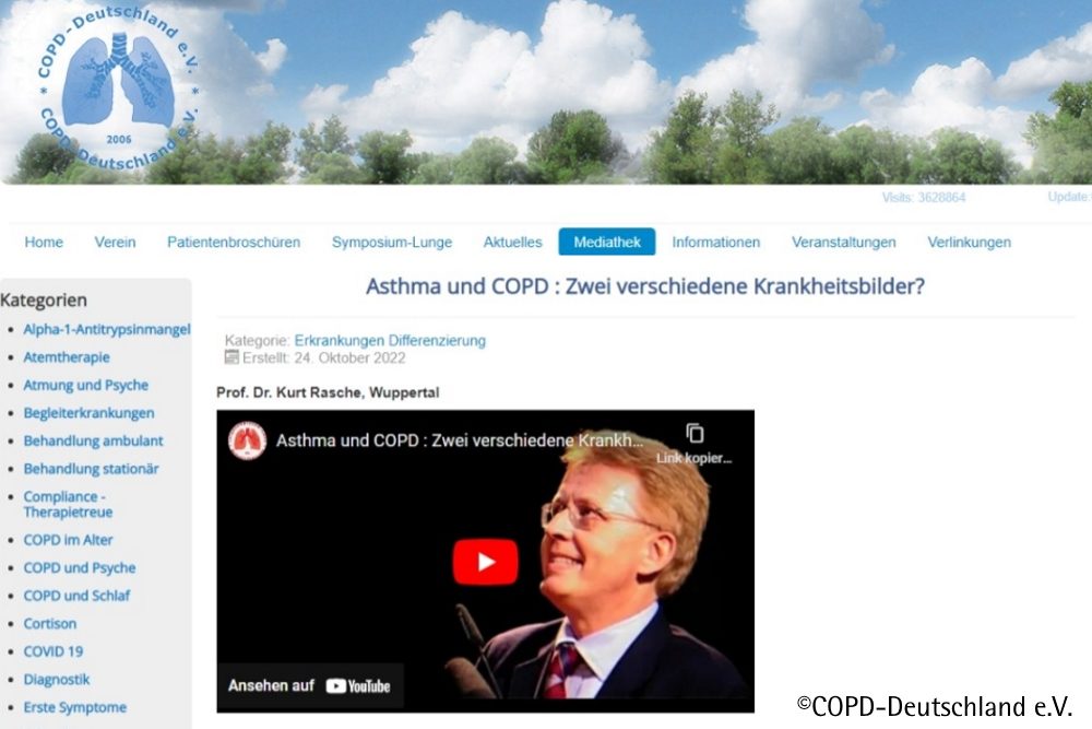 COPD-Deutschland e.V. – Eröffnung einer umfangreichen Mediathek