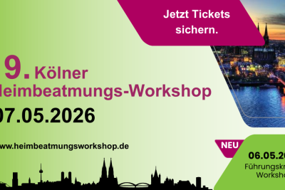 19. Kölner Heimbeatmungs-Workshop – erstmals zweitägig